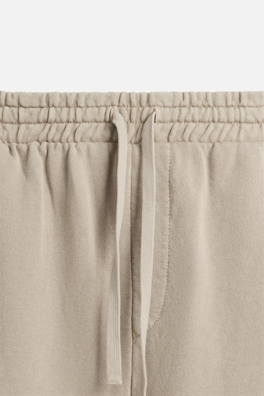 WASHED JOGGER BERMUDA SHORTS - Zara фото 10
