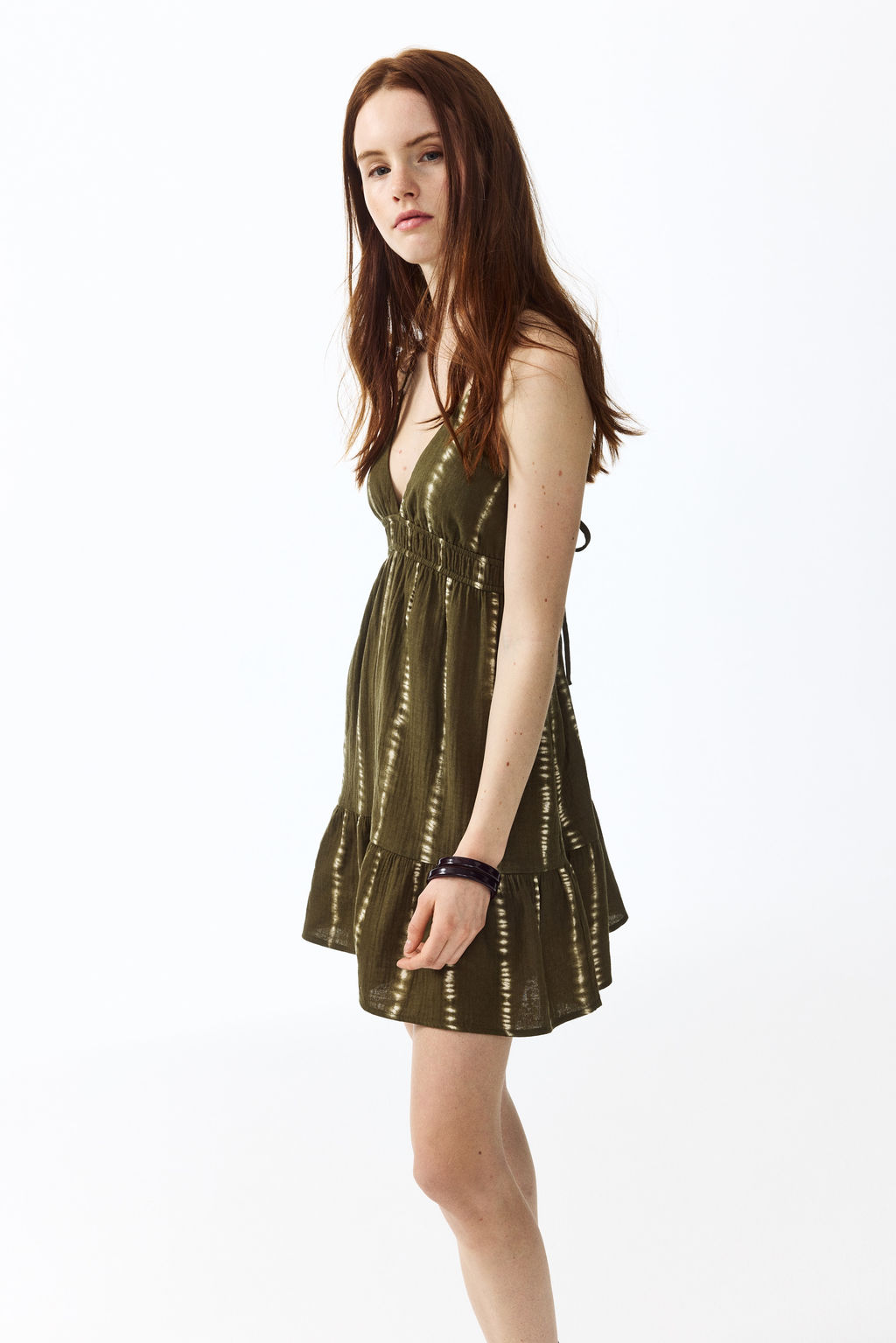 Vestido de muselina con espalda descubierta - H&m фото 7