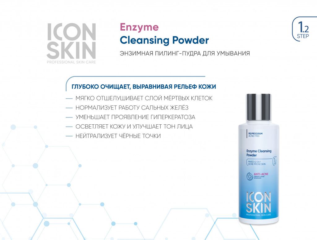 Косметический набор для лечения акне. 7 средств travel-size. Проф уход для проблемной кожи. - Icon skin фото 4