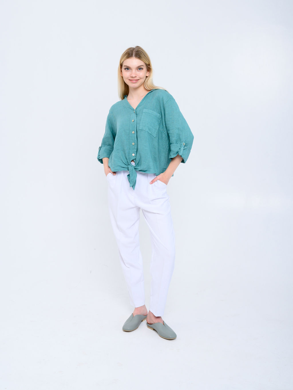 Мюли 1007.тунит205be.Авокадо лион