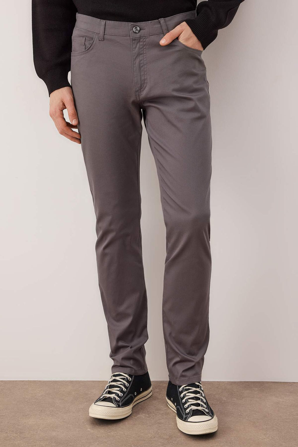 Haki Erkek Dokulu Kumas Pantolon TMNAW26PL00027 - Trendyolmilla фото 16