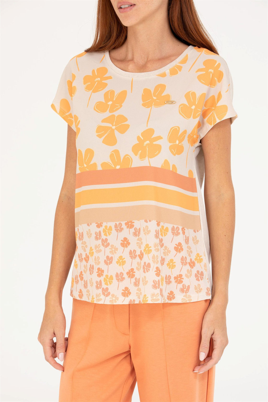 U. S. Polo Assn Женская футболка с круглым вырезом Stone - U.s. polo assn фото 13