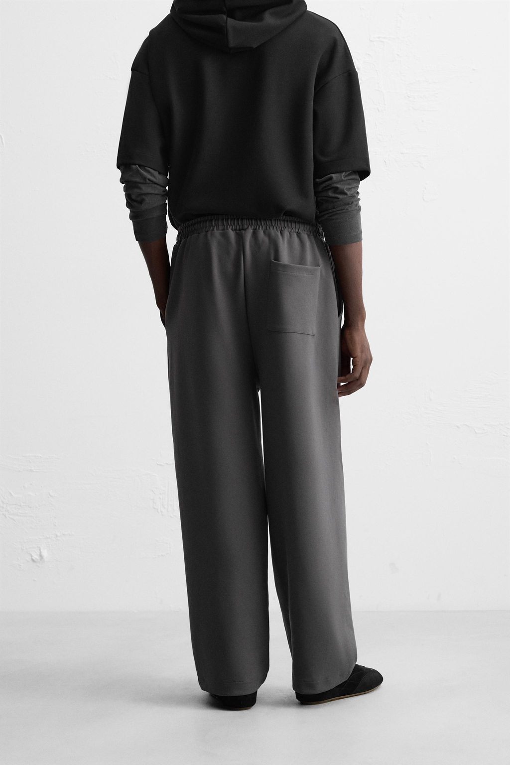 TECHNICAL WIDE-LEG JOGGER TROUSERS - Zara фото 3