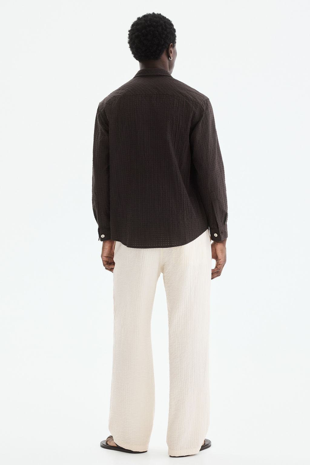 Pantal?n texturizado Relaxed Fit - H&m фото 8