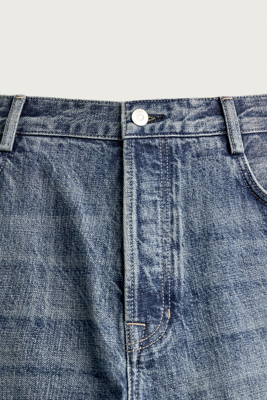 JEANS RELAXED FIT PLANCHADO / Azul - Zara фото 11