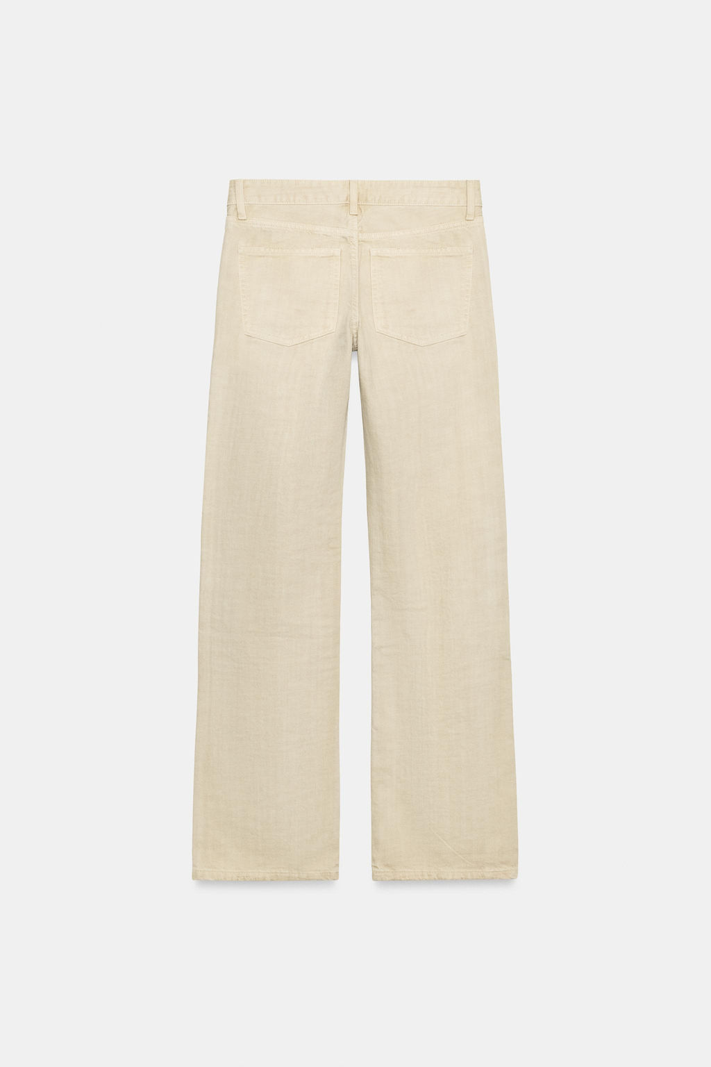 JEANS TRF WIDE LEG TIRO BAJO / Marr?n claro - Zara фото 7
