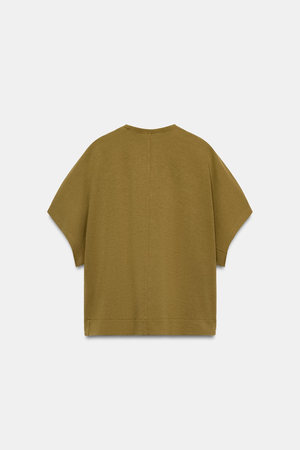CAMISETA INTERLOCK CAPA / Oliva