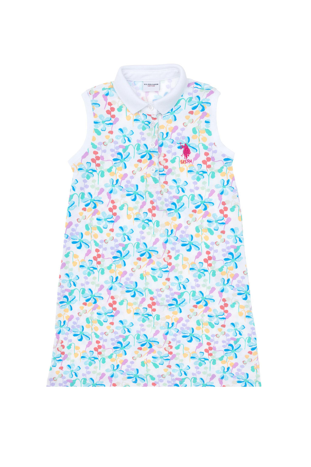 K_z _ocuk Beyaz _rme Elbise Sepette S_rpriz _ndirim - U.s. polo assn фото 2