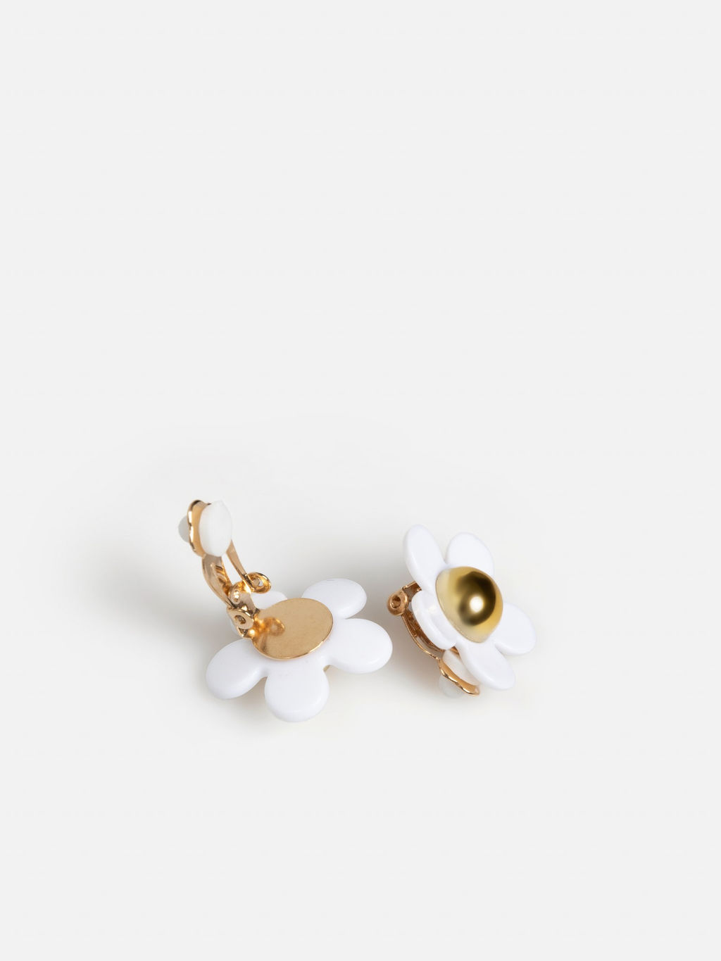 ACOOLA / Серьги-клипсы детские Jacob белый  фото 3