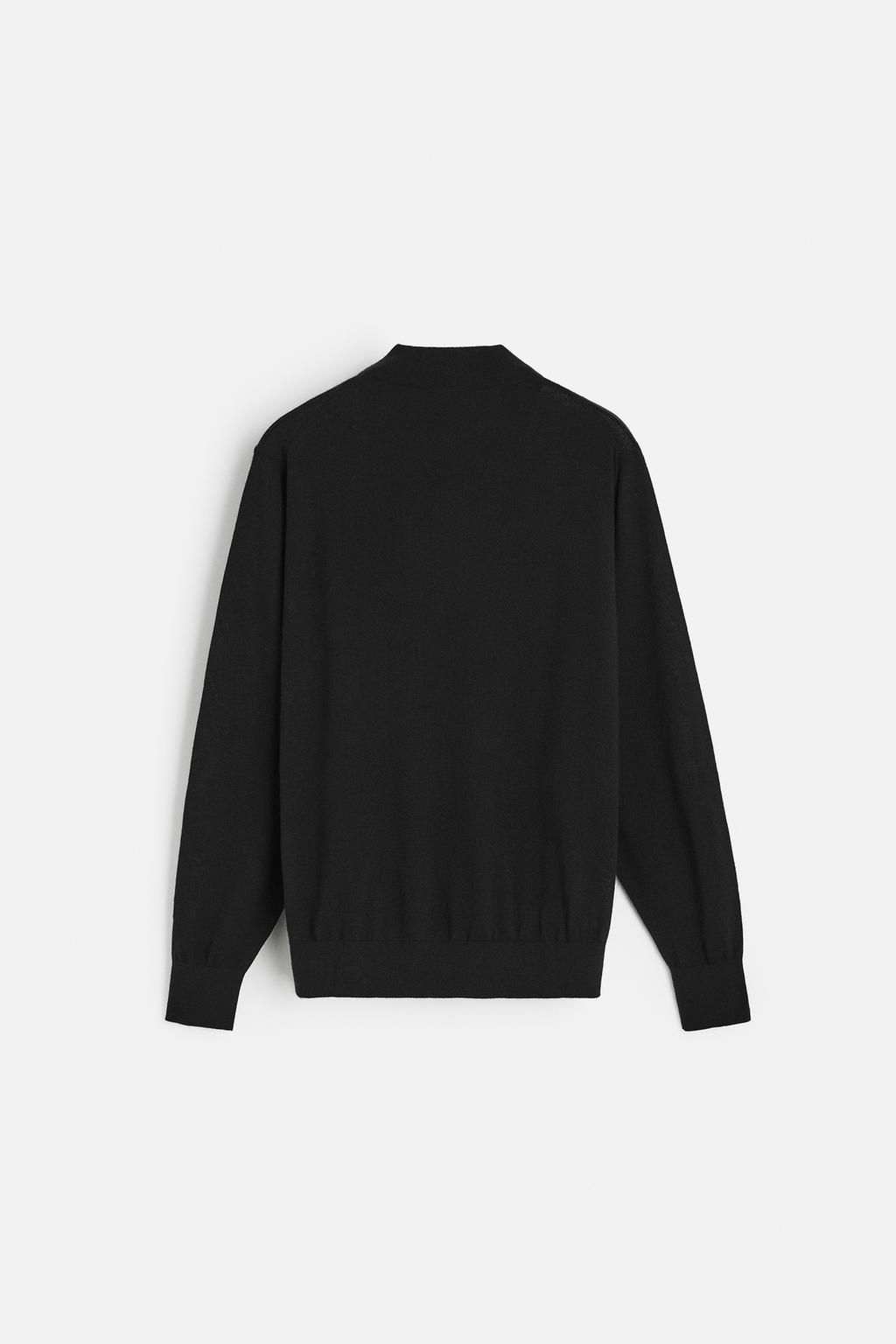 LIGHTWEIGHT WOOL AND CASHMERE KNIT POLO SHIRT - Zara фото 15