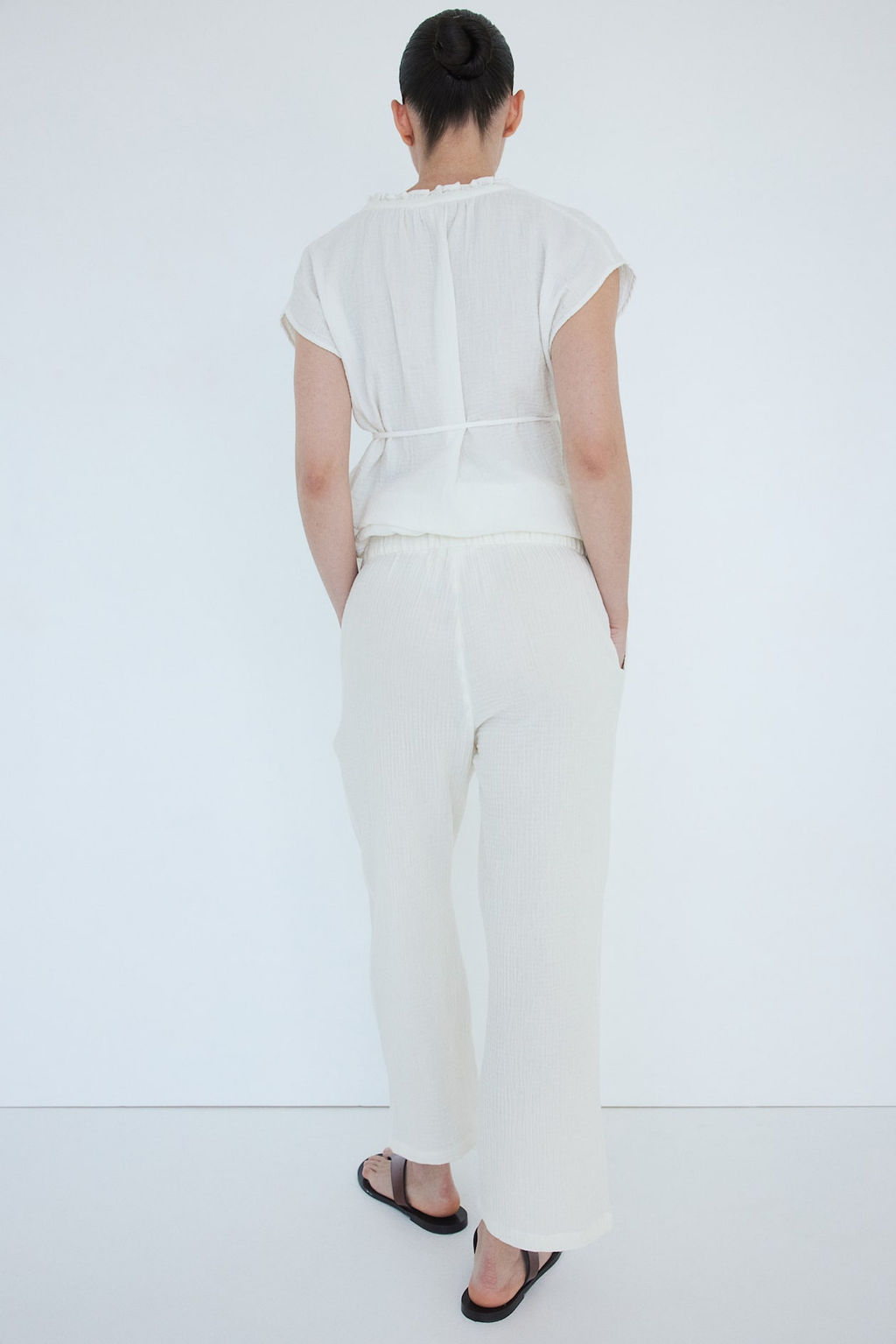 MAMA Pantalon de muselina Before & After - H&m фото 3
