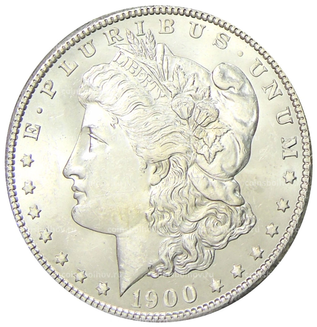 Монета 1 доллар 1900 года США Доллар Моргана