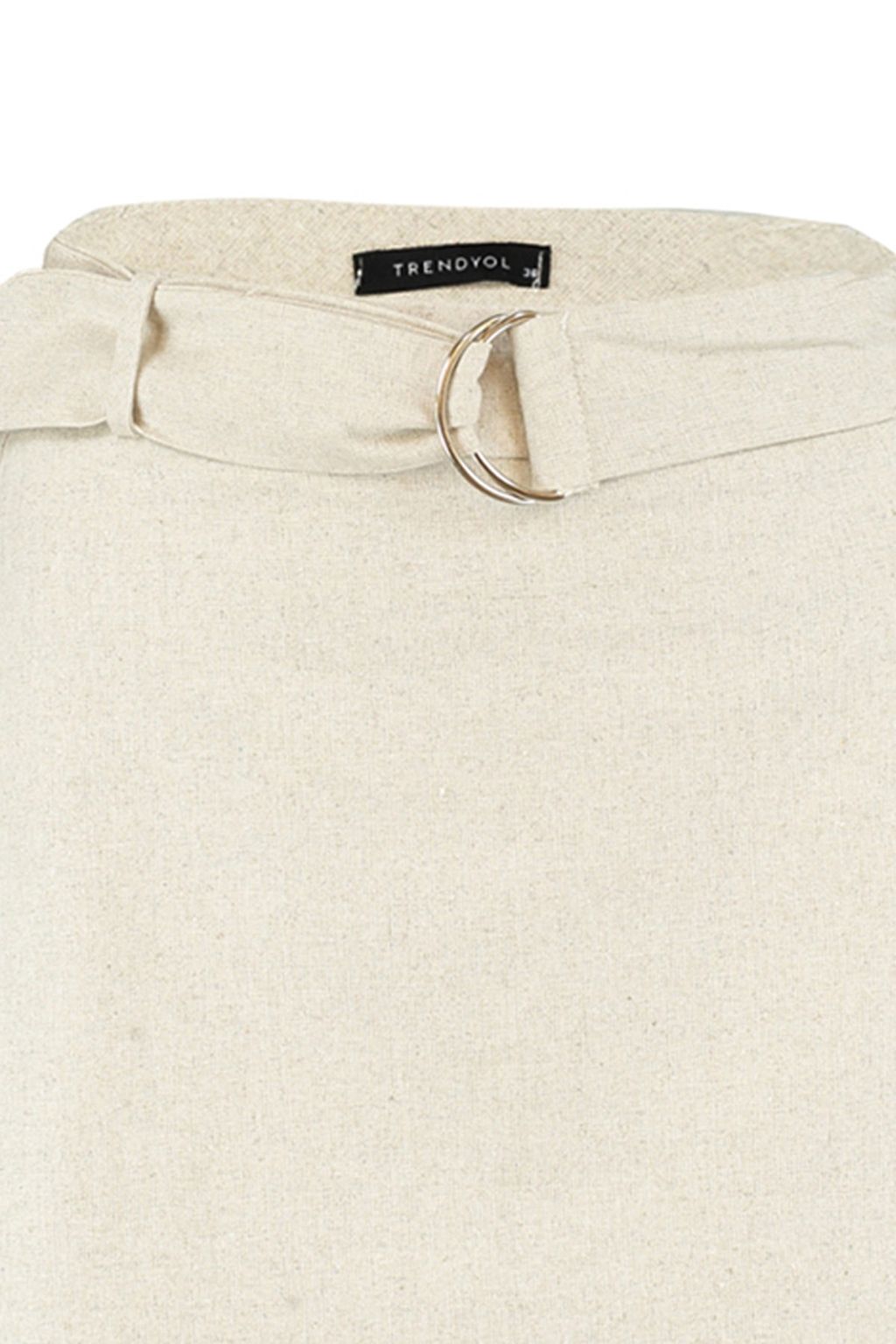 TRENDYOLMILLA KahverengI Mini Dokuma Keten kar?s?ml? Plaj Sort Etek TBESS21ET0124  фото 16