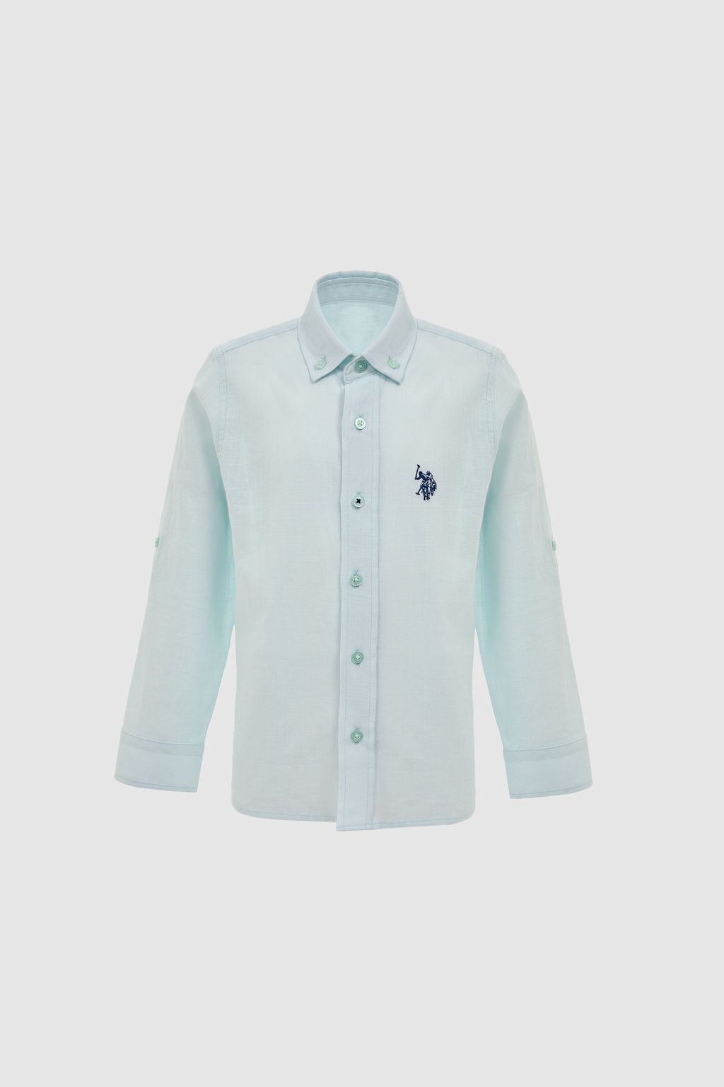 Erkek Гocuk Su YeЕili Uzun Kollu Basic GГmlek - U.s. polo assn фото 6