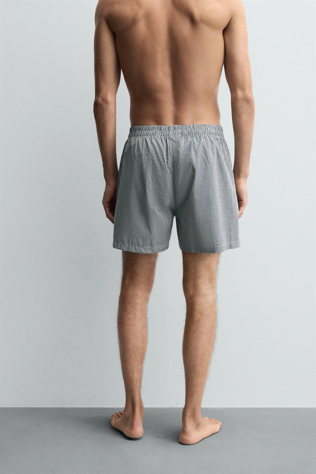 CHECK POPLIN BOXERS HARRY LAMBERT FOR ZARA X DISNEY  фото 4