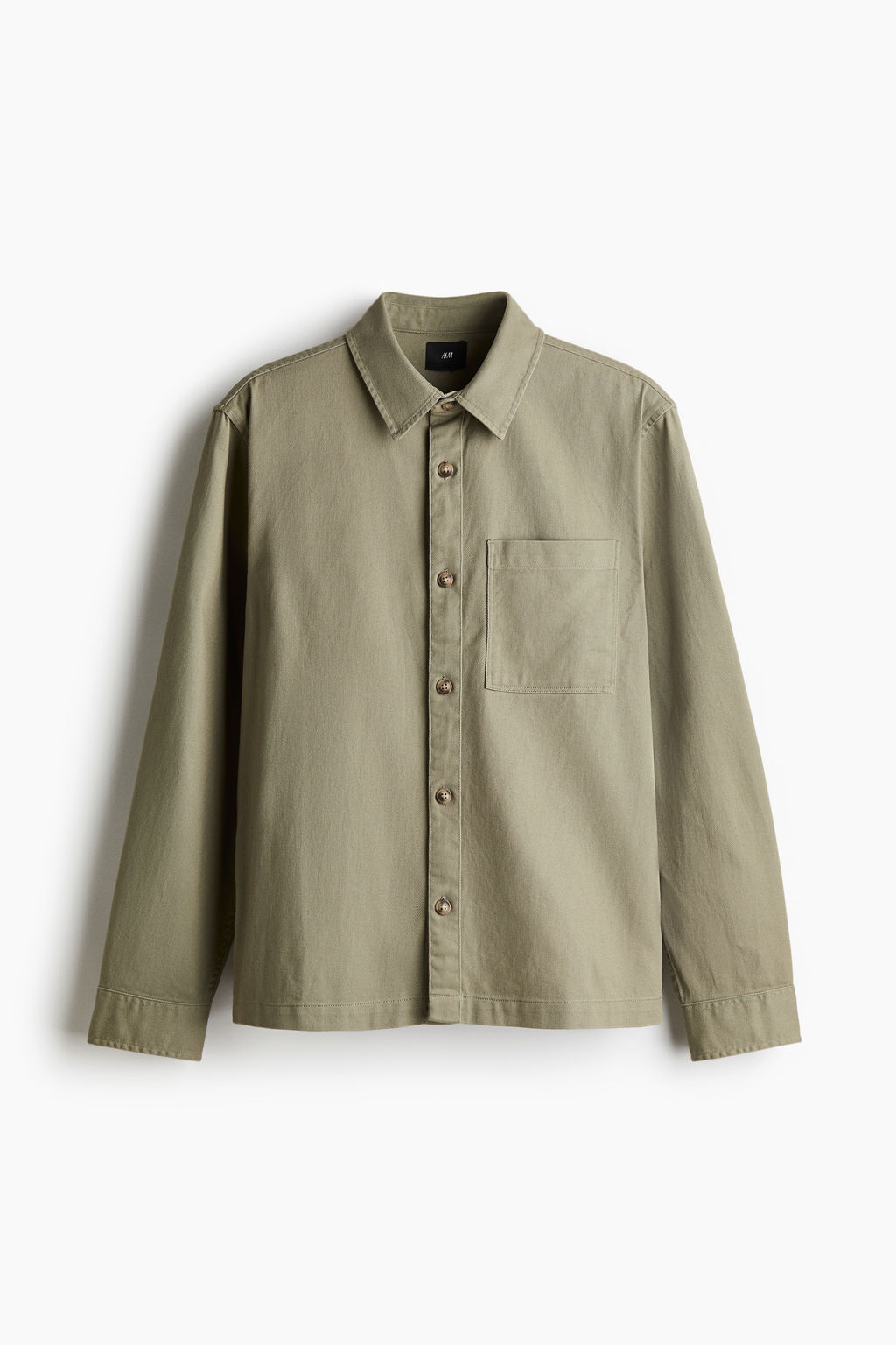 Sobrecamisa en sarga de algod?n Regular Fit - H&m фото 2