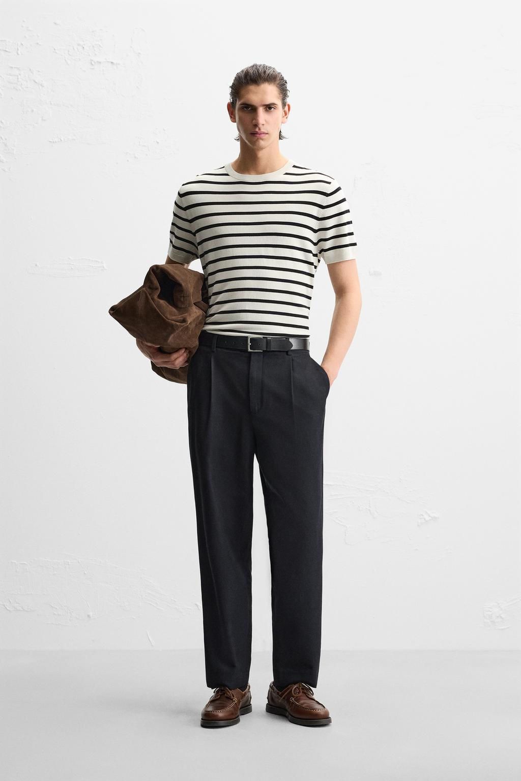 FLOWING KNIT T-SHIRT - Zara фото 10