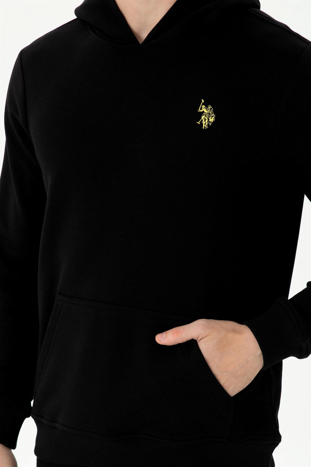 Мужской черный свитшот - U.s. polo assn фото 6