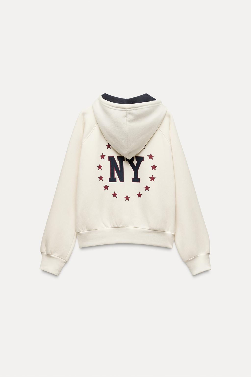 VARSITY NEW YORK HOODIE - Zara фото 6