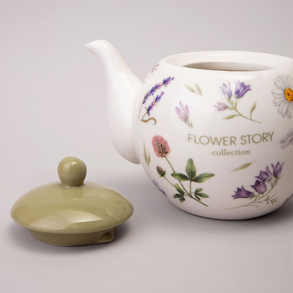 ЧАЙНИК AGNESS FLOWER STORY 22,5*13*14,5 СМ 900 МЛ  фото 4