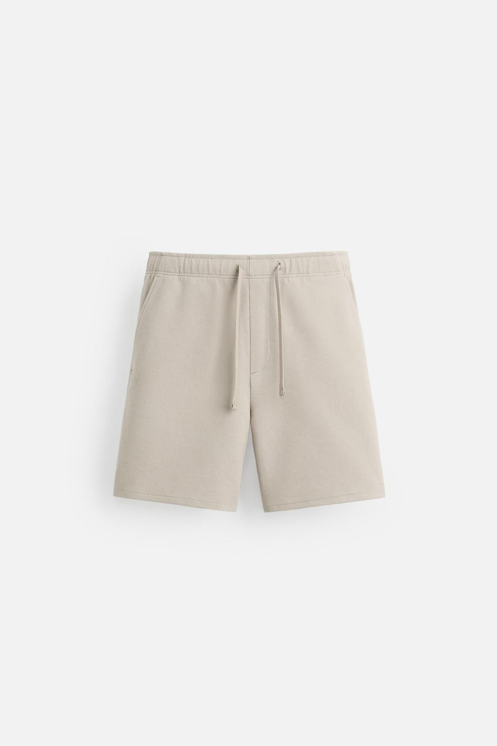 TEXTURED COMFORT BERMUDA SHORTS - Zara фото 16