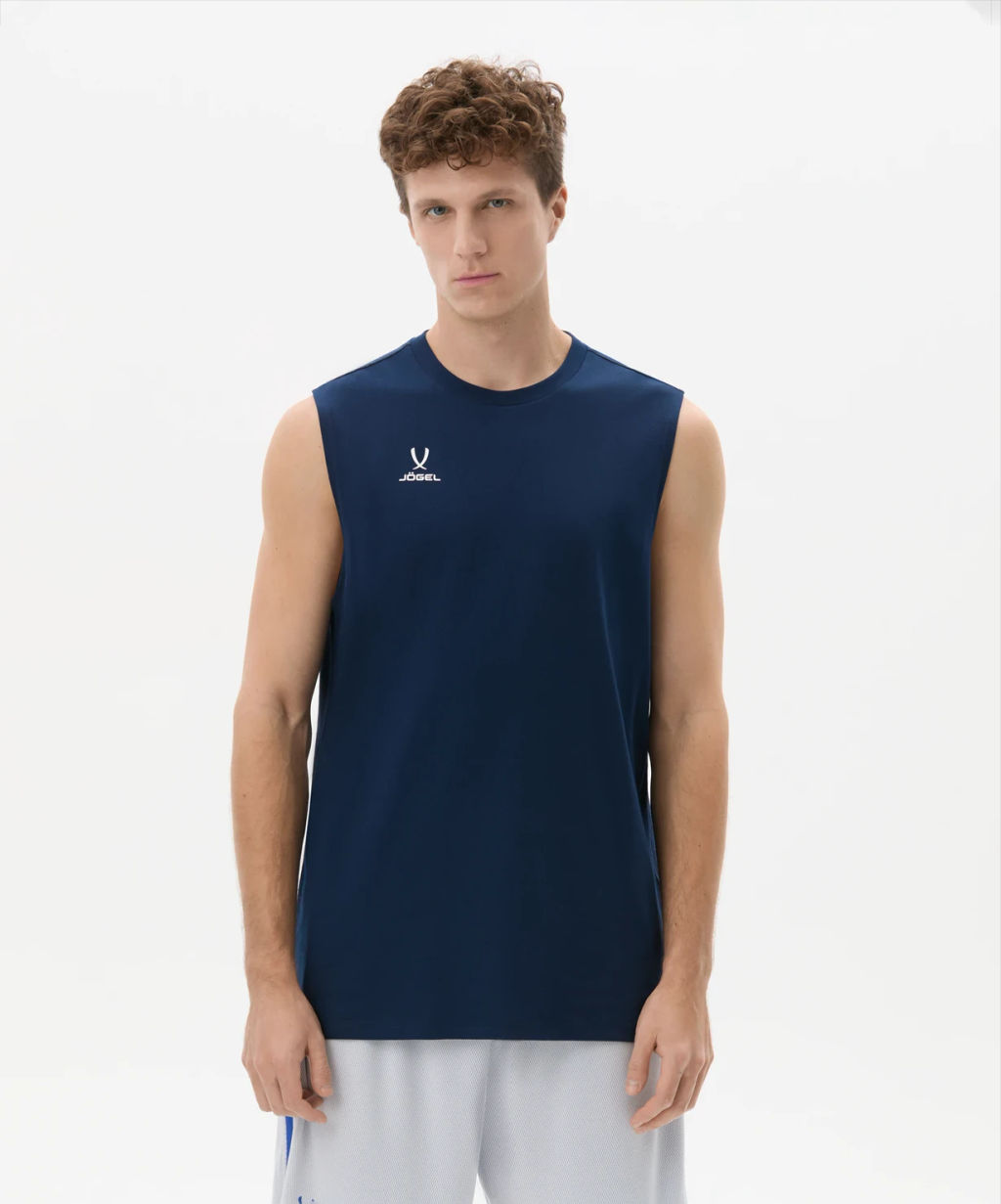 Майка тренировочная JOGEL DIVISION PerFormDRY Training CVC Z4, темно-синий  фото 6