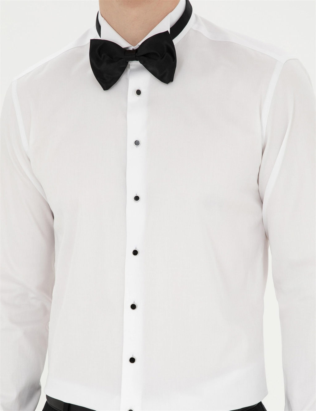 Beyaz Slim Fit Smokin G_mlek