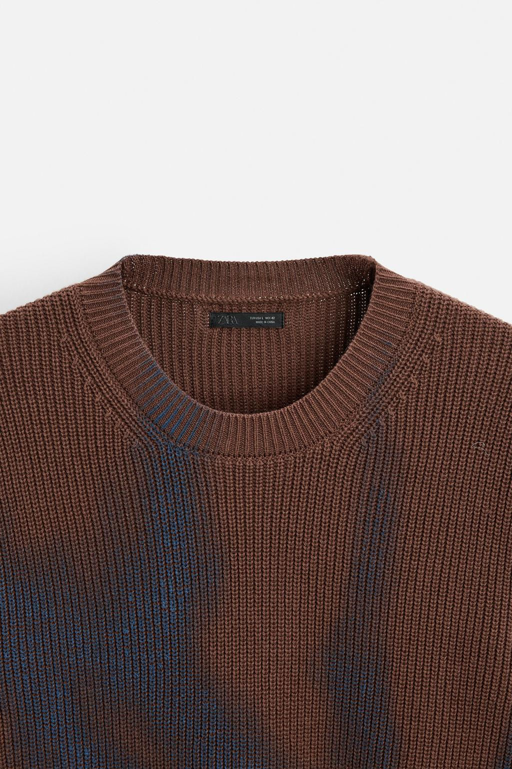 SPRAY PRINT SWEATER - Zara фото 9