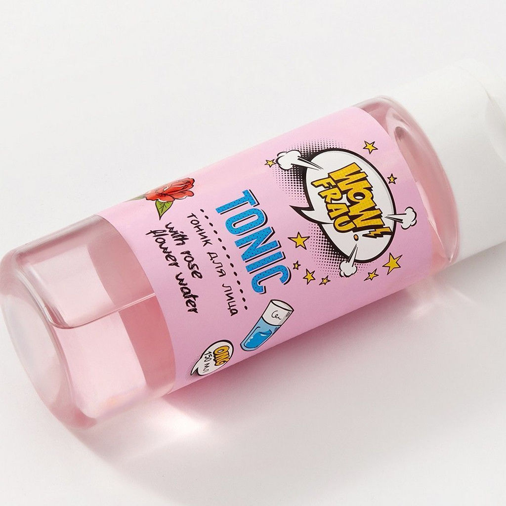 WOW FRAU! Тоник увлажняющий с розовой водой / Moisturizing Tonic With Rose Water, 150 мл  фото 4