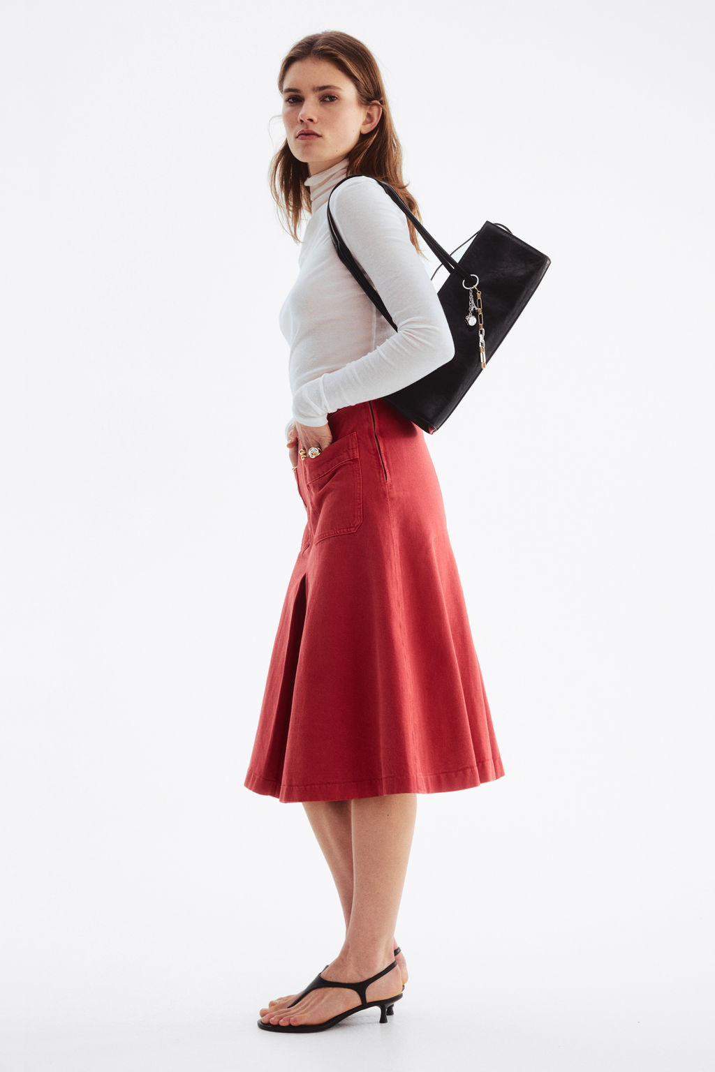 Falda evas? de sarga - H&m фото 2