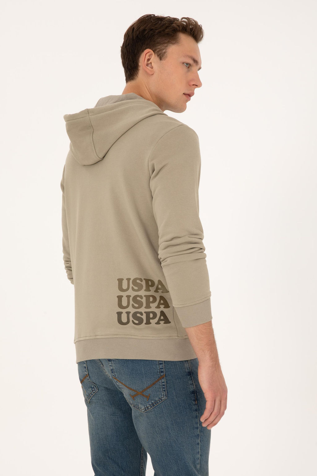 Erkek A__k Haki Sweatshirt - U.s. polo assn фото 4