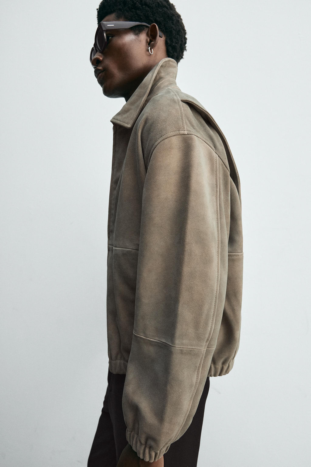 SUEDE LEATHER JACKET - Zara фото 6