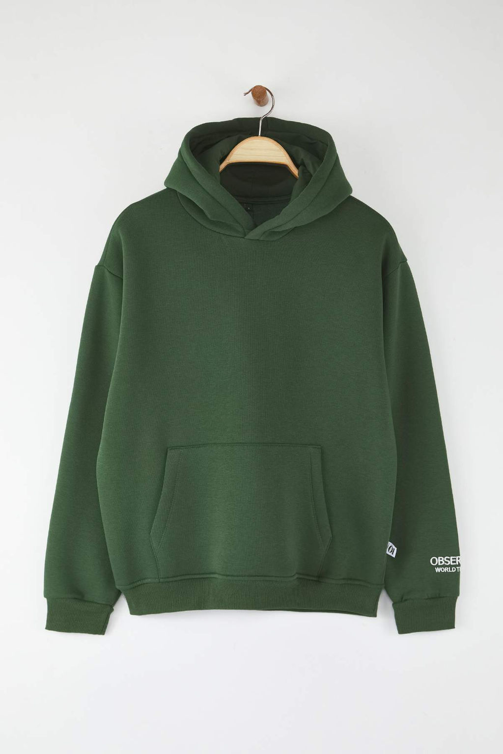 TRENDYOL MAN Siyah Kapusonlu Oversize/Genis Kesim Nak?sl? Etiketli Yumusak Kumas Sweatshirt TMNAW24SW00031 - Trendyolmilla фото 37