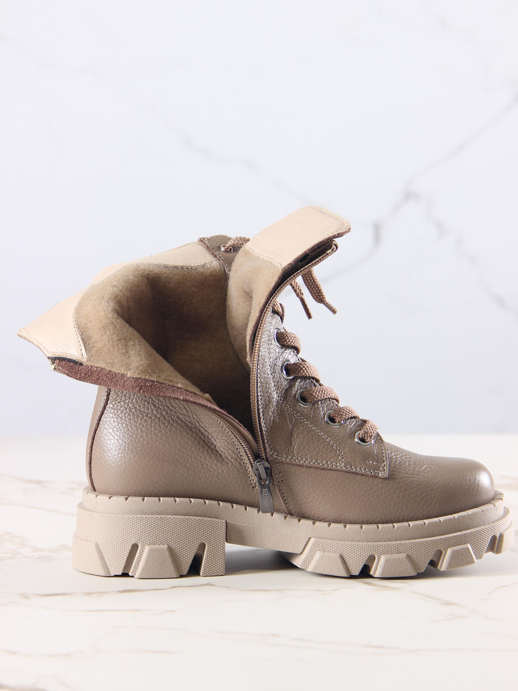 Ботинки 346.astra32be.Какао/шерсть