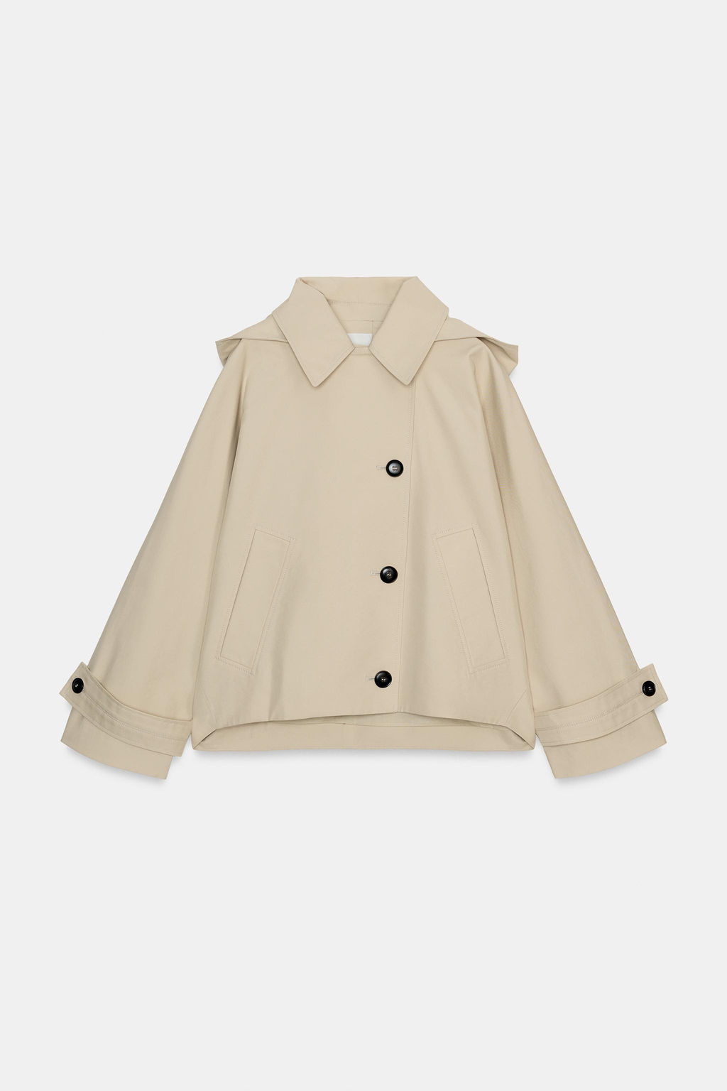 SHORT WATER-REPELLENT TRENCH COAT ZW COLLECTION - Zara фото 24