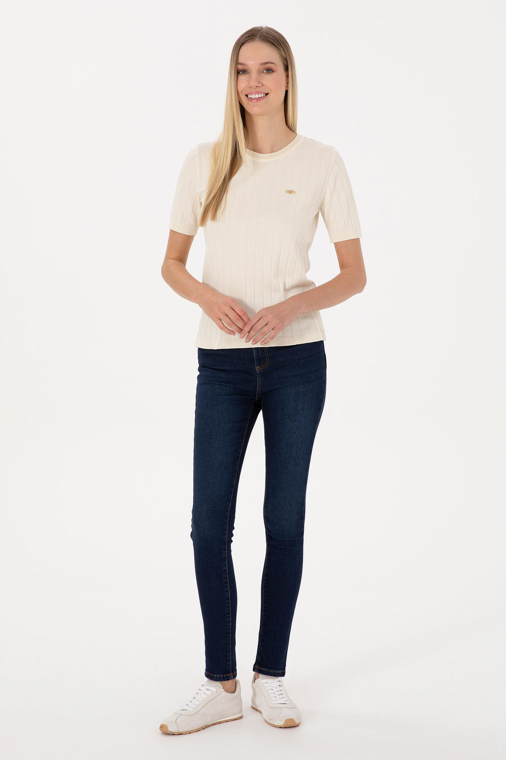 Kad_n Koyu Mavi Jean Pantolon