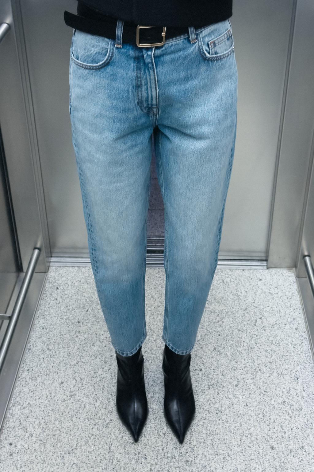 Z1975 MOM-FIT HIGH-WAIST JEANS - Zara фото 19