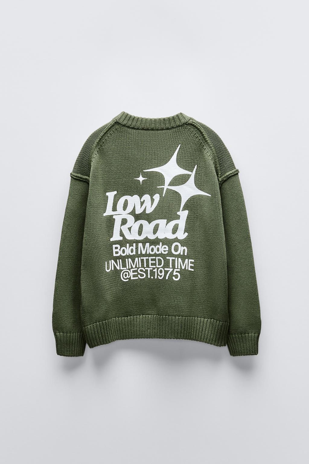 SLOGAN PRINT SWEATER - Zara фото 2