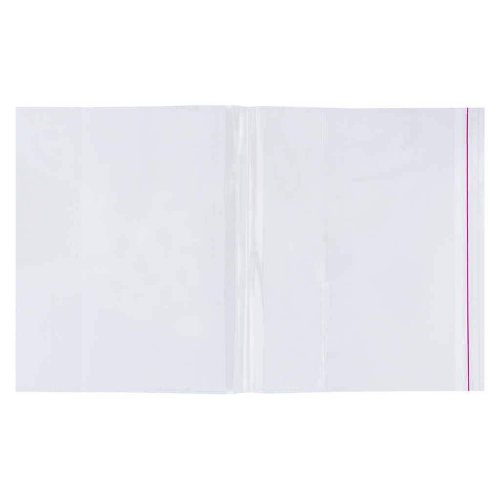 Лео Учись Обложка универсальная для учебников, прописей с клеевым краем LNNPP-04 70 мкм ( 250 х 400 мм) 5 шт. прозрачный