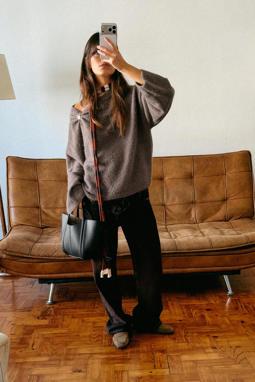 KNIT JUMPER WITH BROOCH - Zara фото 6