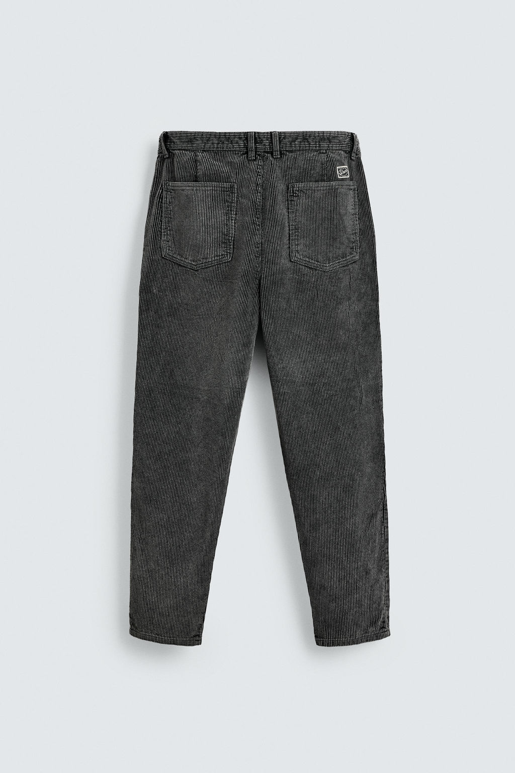 PANTAL?N CARROT FIT PANA / Gris oscuro - Zara фото 7