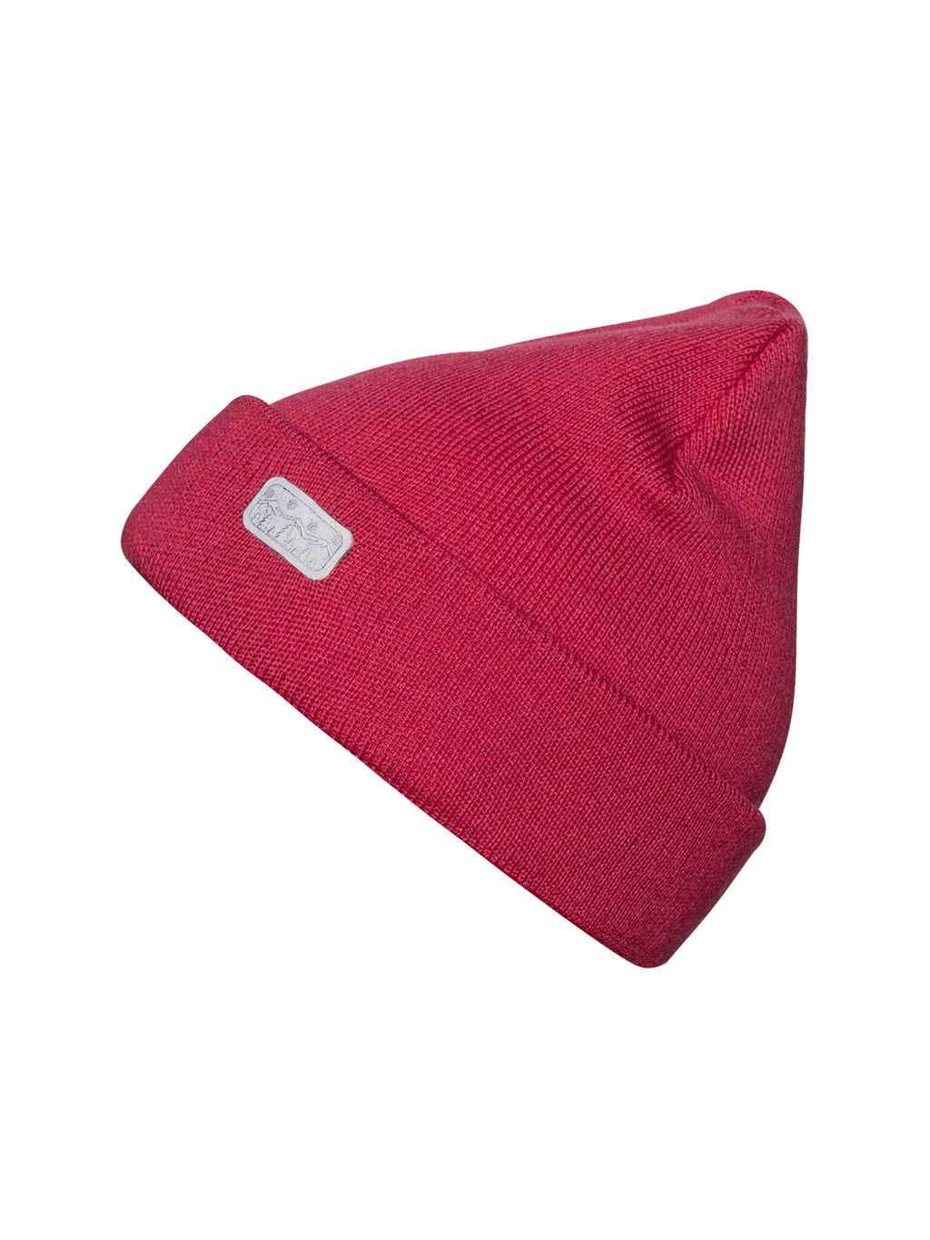 Шапка вязаная розовая