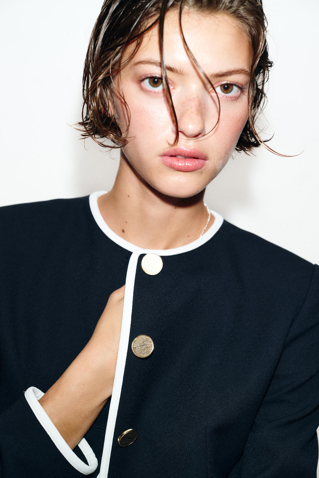 BLAZER VIVOS CONTRASTE / Marino - Zara фото 3