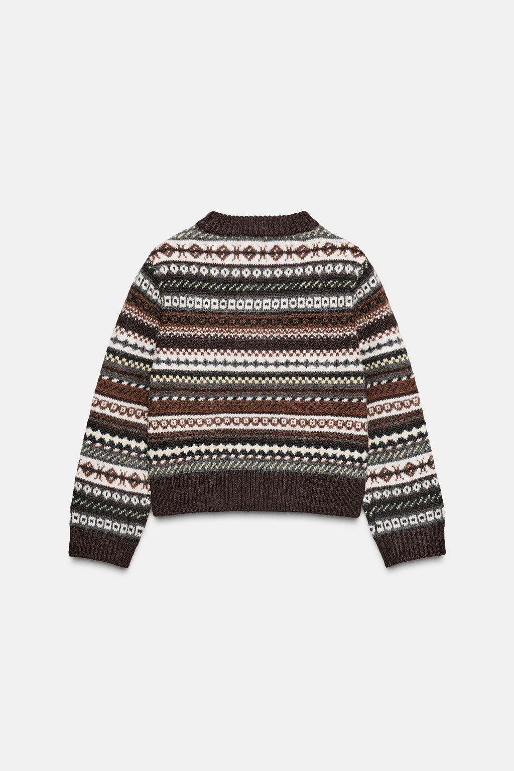JACQUARD KNIT JUMPER - Zara фото 7