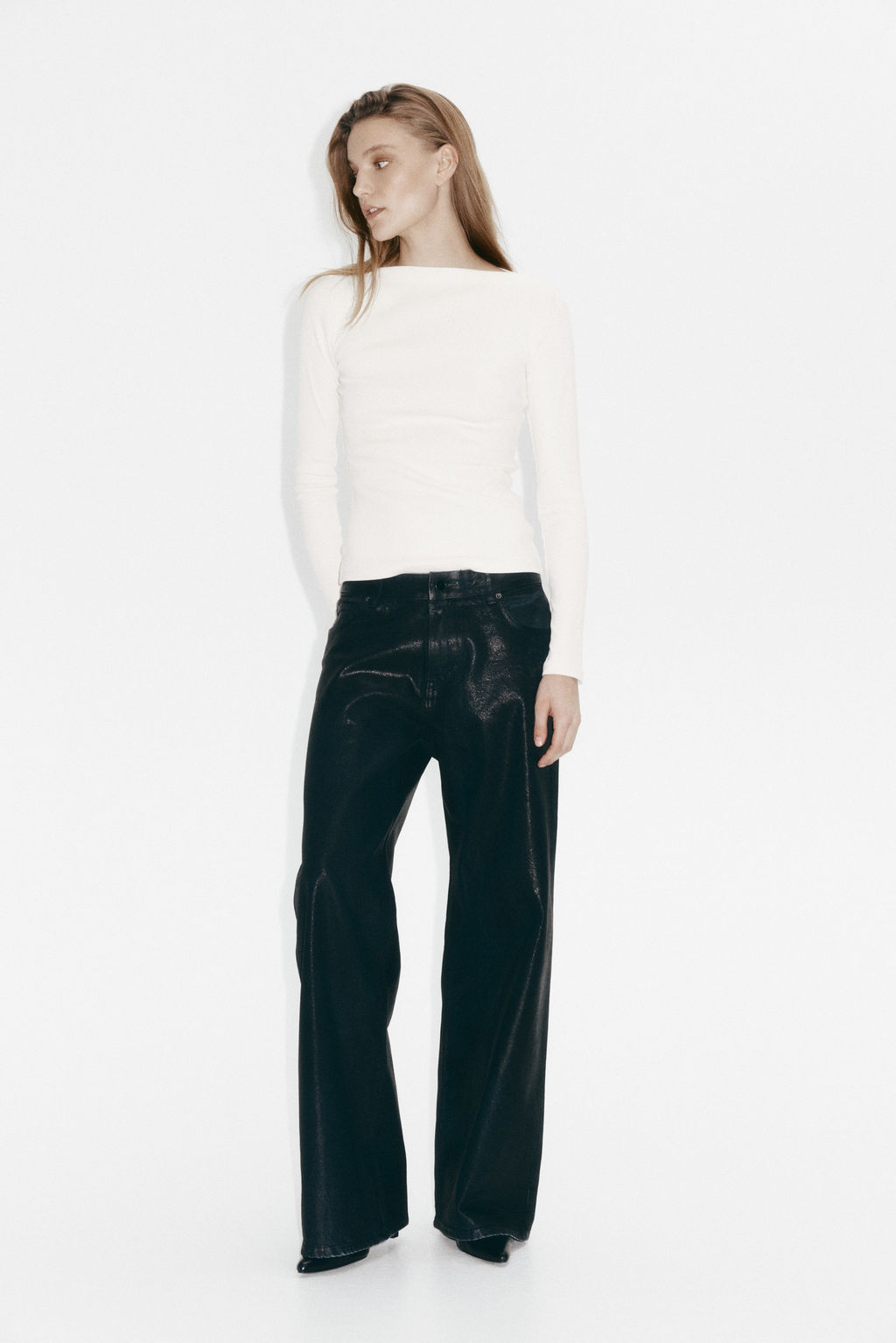 Top de canal? con escote barco - H&m фото 6