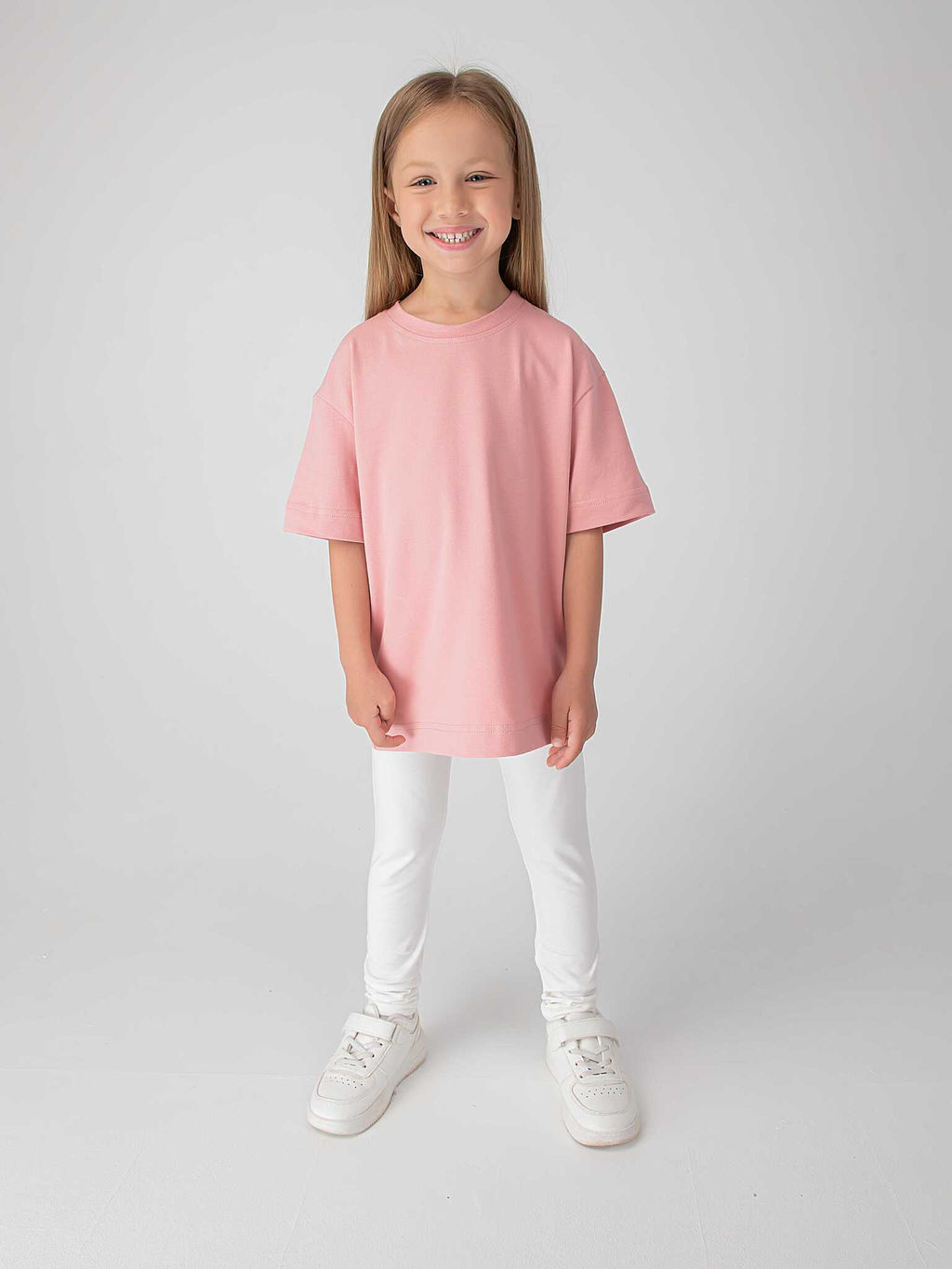 Футболка оверсайз Персик - Bungly фото 9