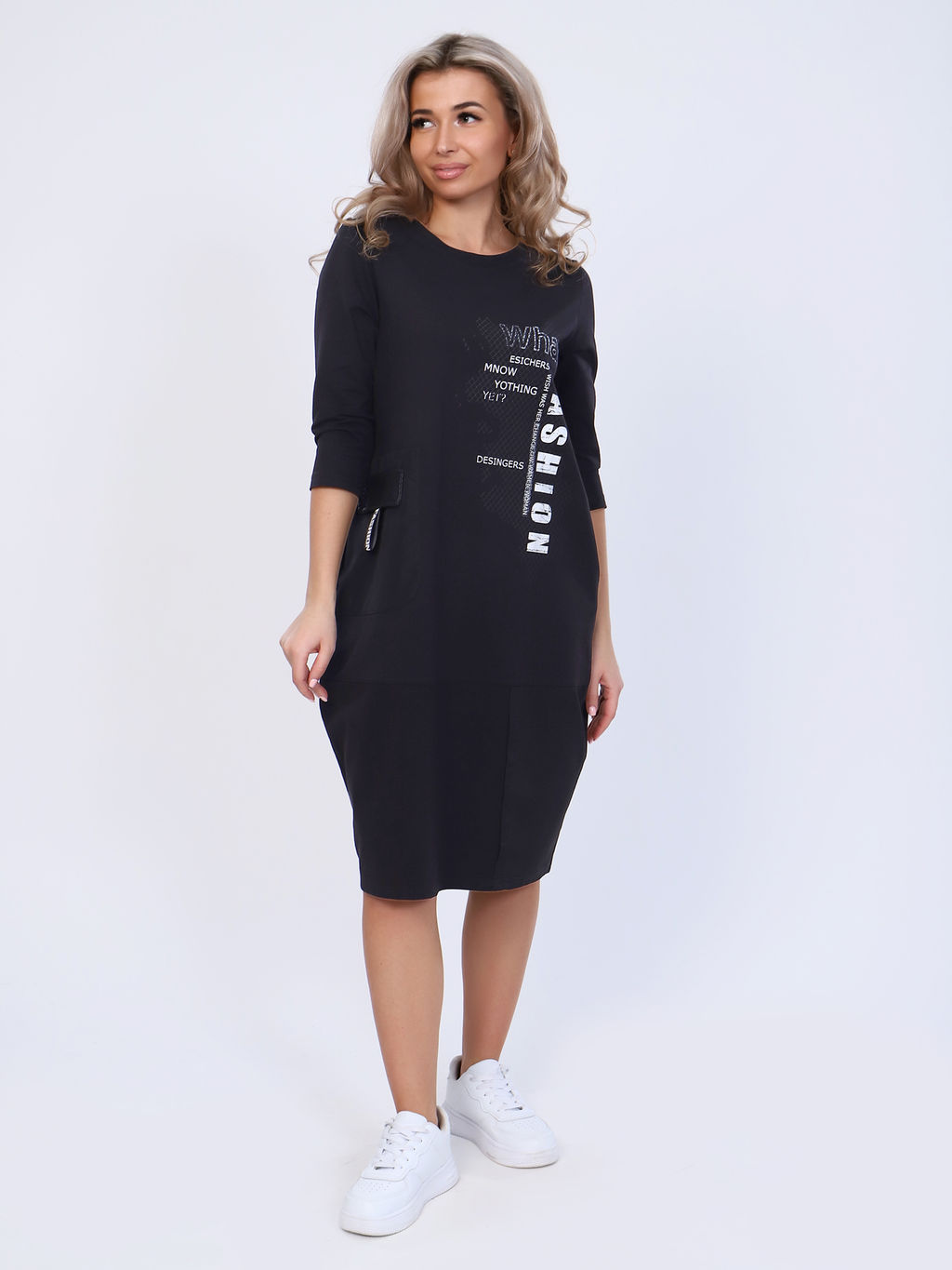 Платье женское МАРИЭЛЬ (чёрный №1) - Ивановская трикотажная компания фото 3