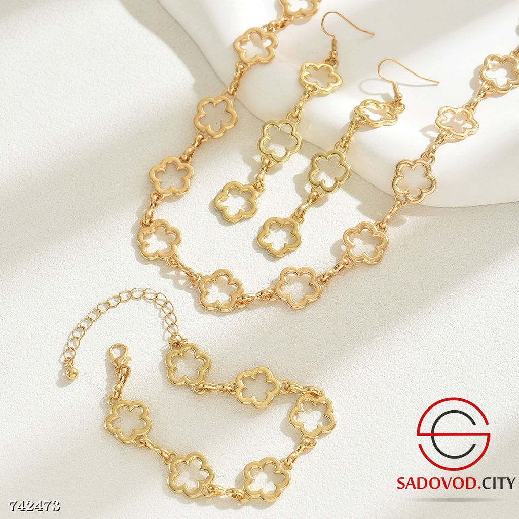 Комплект бижутерии серьги, колье и браслет - Bruno фото 13