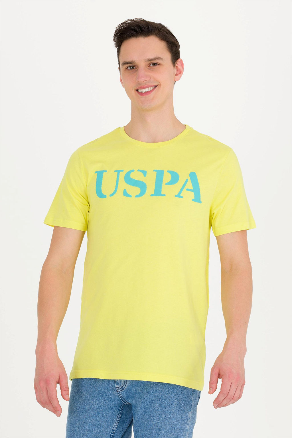 U. S. Polo Assn Мужская футболка Citron Basic с круглым вырезом - U.s. polo assn фото 7