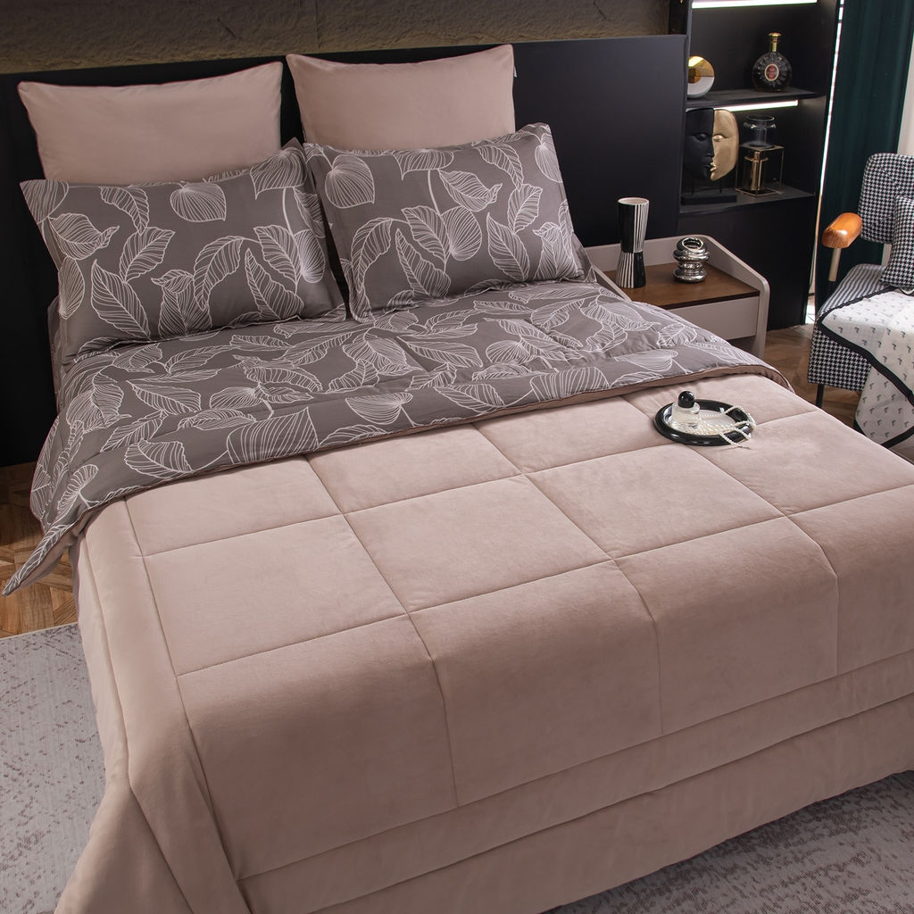Комплект постельного белья Сатин Velouria Luxe с Одеялом VL007 - Ситрейд фото 4
